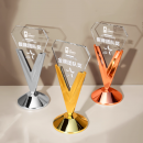 金屬水晶獎座 金屬水晶獎座