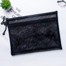 Mesh Double Layer Zipper Document Bag