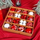 聖誕電鍍塑膠裝飾彩球