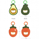 Creative bottle opener keychain pendant