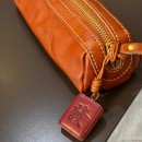 Leather Mahjong Pendant Keychain Leather Mahjong Pendant Keychain