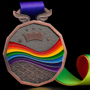 Rainbow Metal Medal