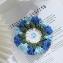 Woven flower cup mat