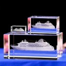 3D內雕遊輪水晶 3D內雕遊輪水晶