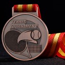 網球金屬獎牌