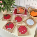 Heat-insulating cup mat