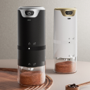 Portable automatic coffee powder press