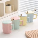 Color-Blocked Ceramic Cup