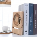 Wood Grain Mini Fan