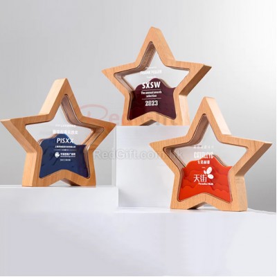 亚克力实木奖杯 亚克力实木奖杯