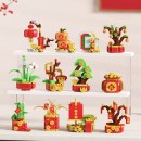 新春迷你減壓積木擺件