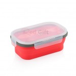 Environmentally Friendly Silicone Folding Lunch Box(With Tableware)