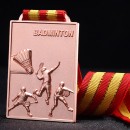 Badminton Metal Medal