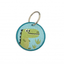 訂製異形刺繡鎖匙扣掛件