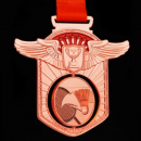 Badminton Hollow Rotating Medal