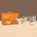 Luxury Glass Bowl + Cup Set Luxury Glass Bowl + Cup Set