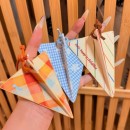Fabric Paper Plane Pendant Keychain Fabric Paper Plane Pendant Keychain