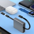 伸縮Type-C鋁合金60W快充數據線