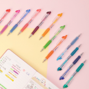 得力彩色中性筆