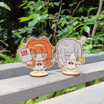 Wooden standee