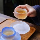 Frosted Glass First Snow Tea Cup