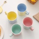Color-Blocked Ceramic Cup