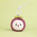 毛絨捏捏樂吐泡泡水果解壓掛件 毛絨捏捏樂吐泡泡水果解壓掛件