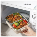 304不鏽鋼分格飯盒(可微波爐）