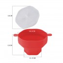 Silicone Popcorn Bowl With Handle Silicone Popcorn Bowl With Handle