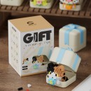 熊猫小狗動物積木玩具禮盒