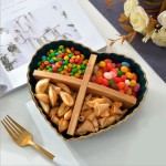 Creative Heart-Shaped Snack Tray