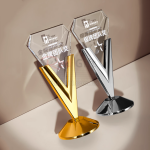金屬水晶獎座