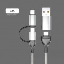 Aluminum Alloy Fast Charging Four-In-One Charging Cable