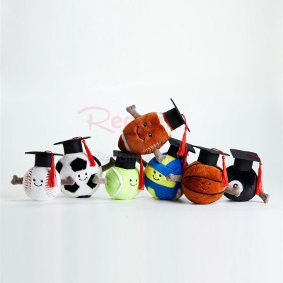 畢業毛絨球公仔