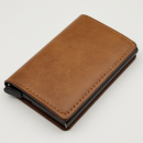 Automatically ejecting RFID card wallet