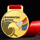 Badminton Metal Medal