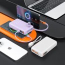 伸縮自帶線移動電源