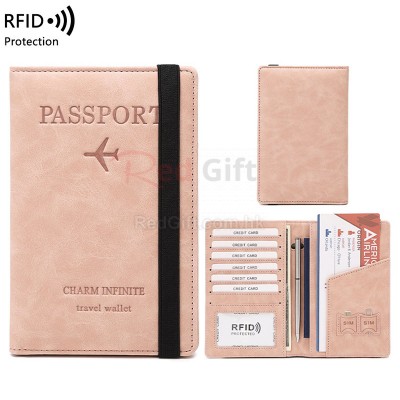 Pu RFID Passport Case