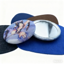 毛绒吧唧双层小镜子 毛绒吧唧双层小镜子