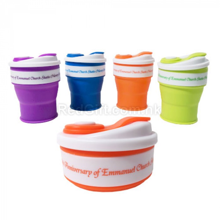 350ML Silicone Collapsible Coffee Cup-Emmanuel Church Shatin Nursery School