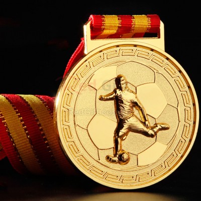 Football Metal Medal