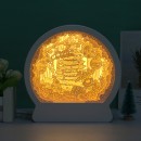 聖誕3D光影立體紙雕相框