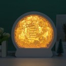 Christmas 3D Light And Shadow Three-Dimensional Paper Carving Photo Frame