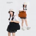 大容量百搭抽繩休閒包