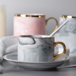 Marble Pattern Ceramic Cup