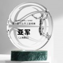 Basketball Crystal Trophy