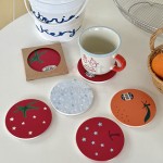 Heat-insulating cup mat