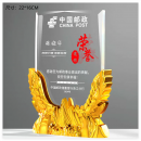 創意水晶錦旗獎座 創意水晶錦旗獎座