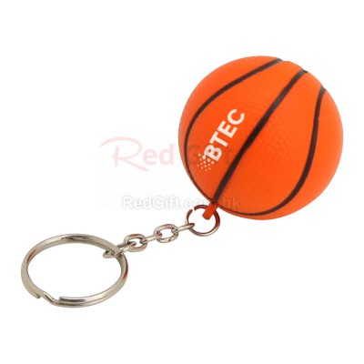 压力篮球钥匙圈