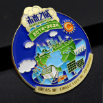 Anniversary special-shaped combination badge